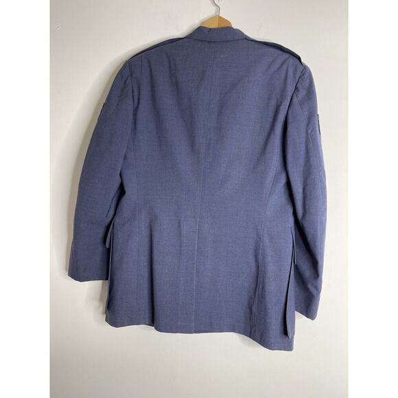 Barrister Corporation Wool 39R Jacket Military Air Force Tropical Blue AF 84 - Picture 2 of 10